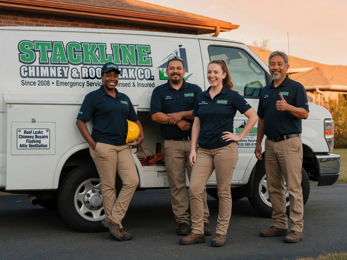 Chimney flashing repair company in Frierson, LA